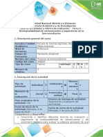 Guía de Actividades y Rúbrica de Evaluación - Tarea 3 - Biodegradabilidad de Contaminantes y Seguimiento de La Biorremediación