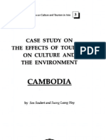 Cambodia: Case Study On The Effects of Tourism On Culture and The Environment