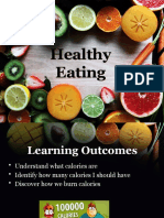 Grade 4 and 5 Lesson 14 - Healthy Eating Calories