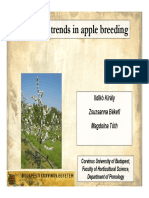 Aims and Trends in Apple Breeding
