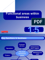 Functional Areas Within Business