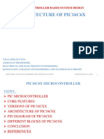 Architecture of Pic16C6X: Microcontroller Based System Design