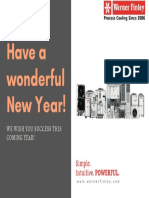 Have A Wonderful New Year!: We Wish You Success This Coming Year!