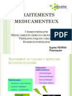 4.les Traitements Médicamenteux Chimiothérapie Thérapie Ciblée Et Hormonothérapie PDF