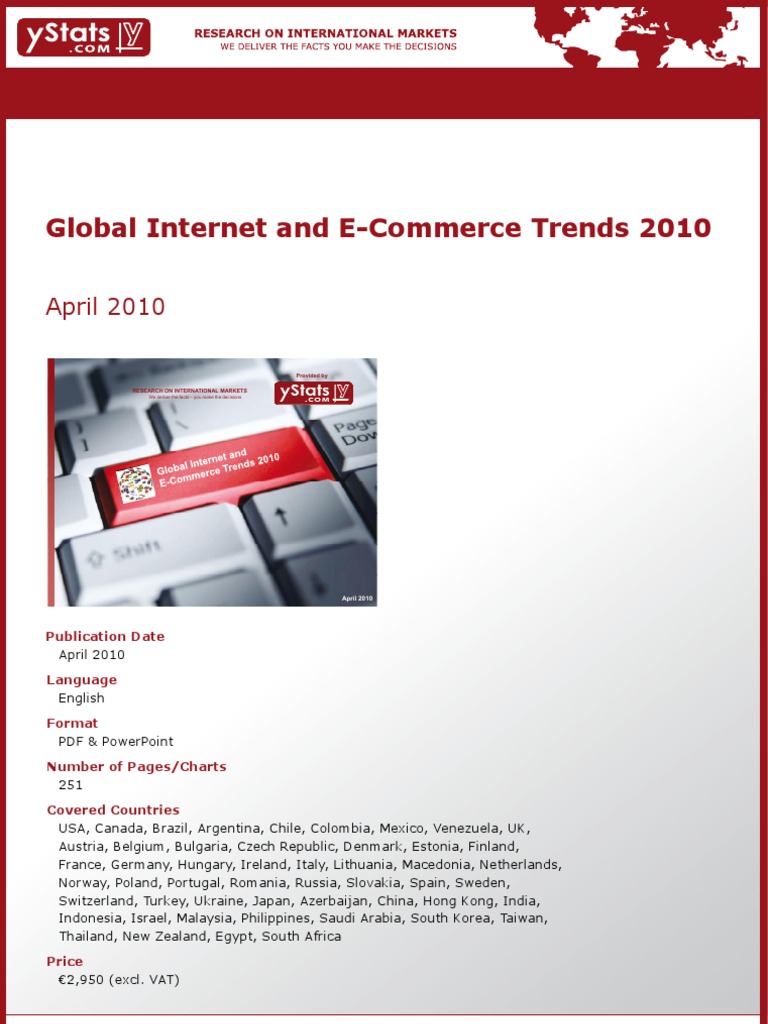 Global E-Commerce Trends 2010 Report | PDF | E Commerce | Online Shopping