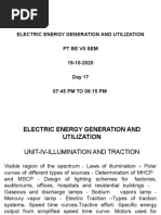 Electric Energy Generation and Utilization PT Be Vii Sem 19-10-2020 Day 17 07:45 PM TO 09:15 PM