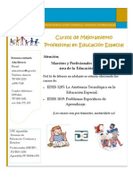 Cursos Con Créditos para Certificación Maestros Educación Especial