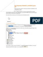 Configuracion Formato de Etiquetas VIVERES - FRUVER Impresora ZEBRA