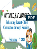 Enhancing Parent-Child Connection Through Reading February 17, 2020