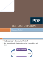 Test Automation: Mamunur Rashid