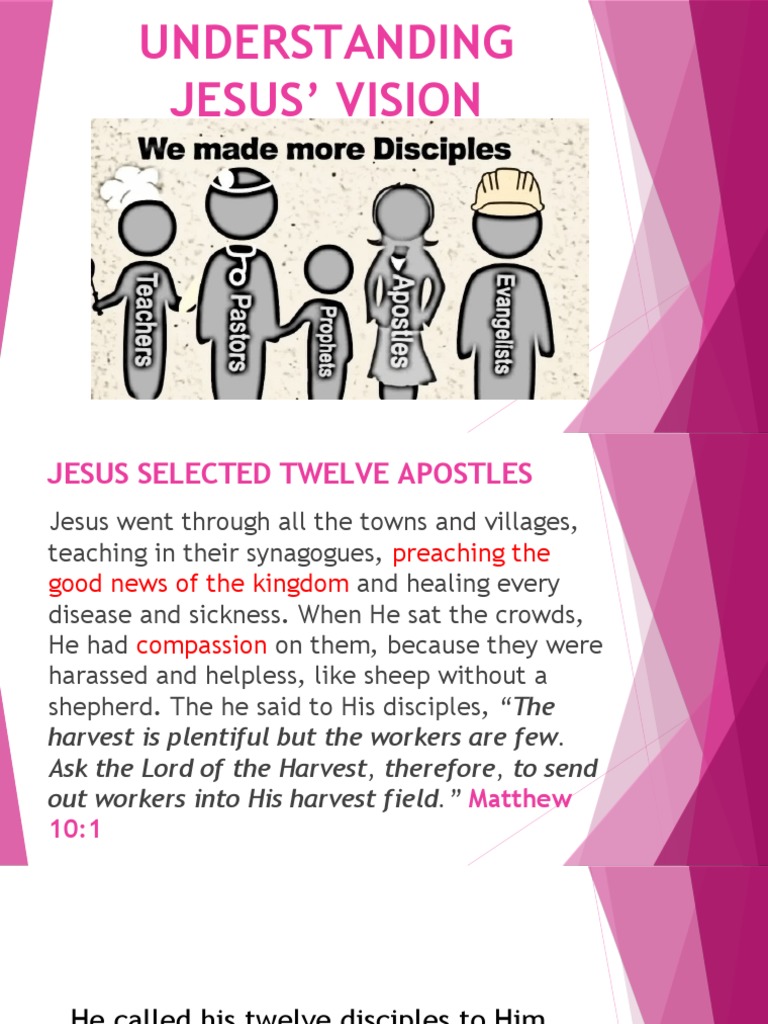 Jesus' Vision and the Twelve Apostles | PDF | Disciple (Christianity ...