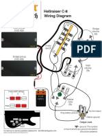 Hellraiser C-8 Wiring Diagram: Bridge 25k Neck Pickup EMG 808
