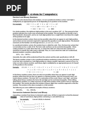 number system