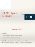 ELL211 Physical Electronics: IIT Delhi