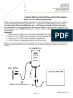 DC Series Single Stage Digital Temperature Control Instruction Manual Model No. DC115S, DC115S-20 and DC230S