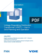 Voltage Regulating Distribution Transformer (VRDT) - Use in Grid Planning and Operation