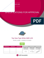 LED Spec Sheet Approval