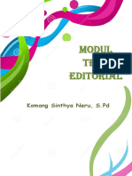 Modul Teks Editorial: Komang Sinthya Neru, S.PD