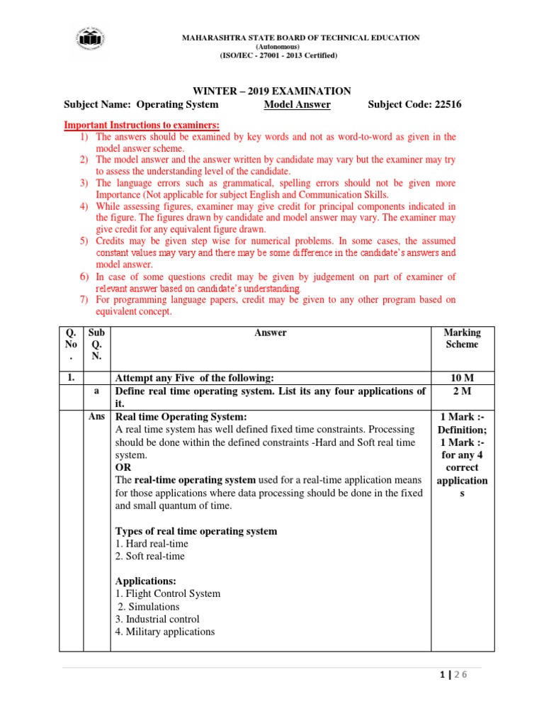 225162019WinterModelAnswerPaper (Msbte Study Resources) PDF