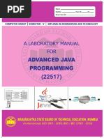 Advanced Java Programming (1) 04-05-2019 Mail 6-5-19 PDF