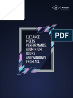 Elegance Meets Performance. Aluminium Doors and Windows From Ais