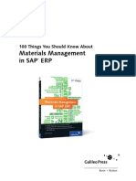 Materials Management in SAP ERP: 100 Things You Should Know About