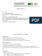 Exercitii de Masurare A Distantelor Si Suprafeteler, Proiect de Lectie, Clasa A VI A PDF