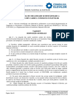 Metodologia de Organizare Și Desfășurare A Alegerilor Din Cadrul Consiliului Elevilor 2020 2021 PDF