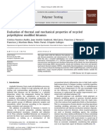 Polymer Testing of Recycled PE Modified Bitumen