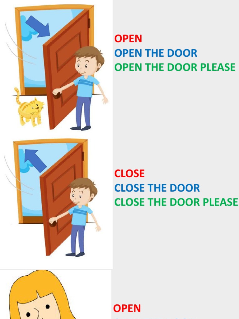 Commands for Opening and Closing | PDF