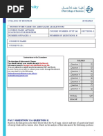 Effat University: Midterm