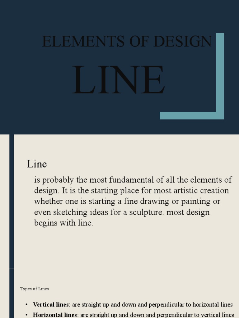 Understanding Line in Design Elements | PDF