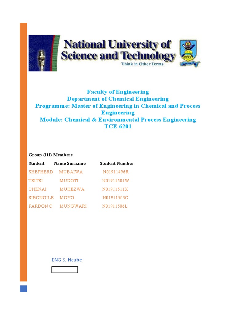 Chemical Process Engineering Analysis | PDF | Technology & Engineering