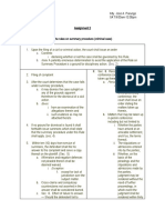 Summary Procedure Rules Outline