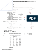 Spring Coefficient Calculation