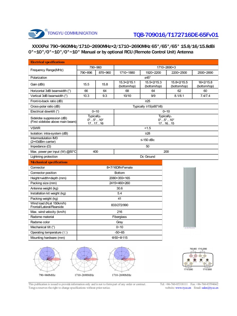 Telecom Equipment Installers Guide | PDF | Antenna (Radio) | Decibel