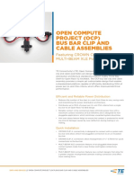 Open Compute Project (Ocp) Bus Bar Clip and Cable Assemblies