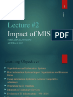 Lecture #2: Impact of MIS