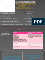 Title 6:: Osha Act Prohibition of Use of Substances Order 1999