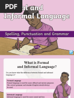 t2 e 5070 lks2 Formal and Informal Language Warm Up Powerpoint - Ver - 3