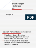 Minggu II Sejarah Perkembangan Hardware Software Dan Internet