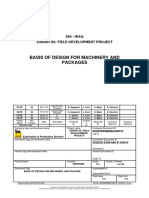 BASIS OF DESIGN FOR MACHINERY AND Utilities