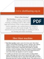 Shot Blasting Is A Rapid, Environment Friendly, Cost