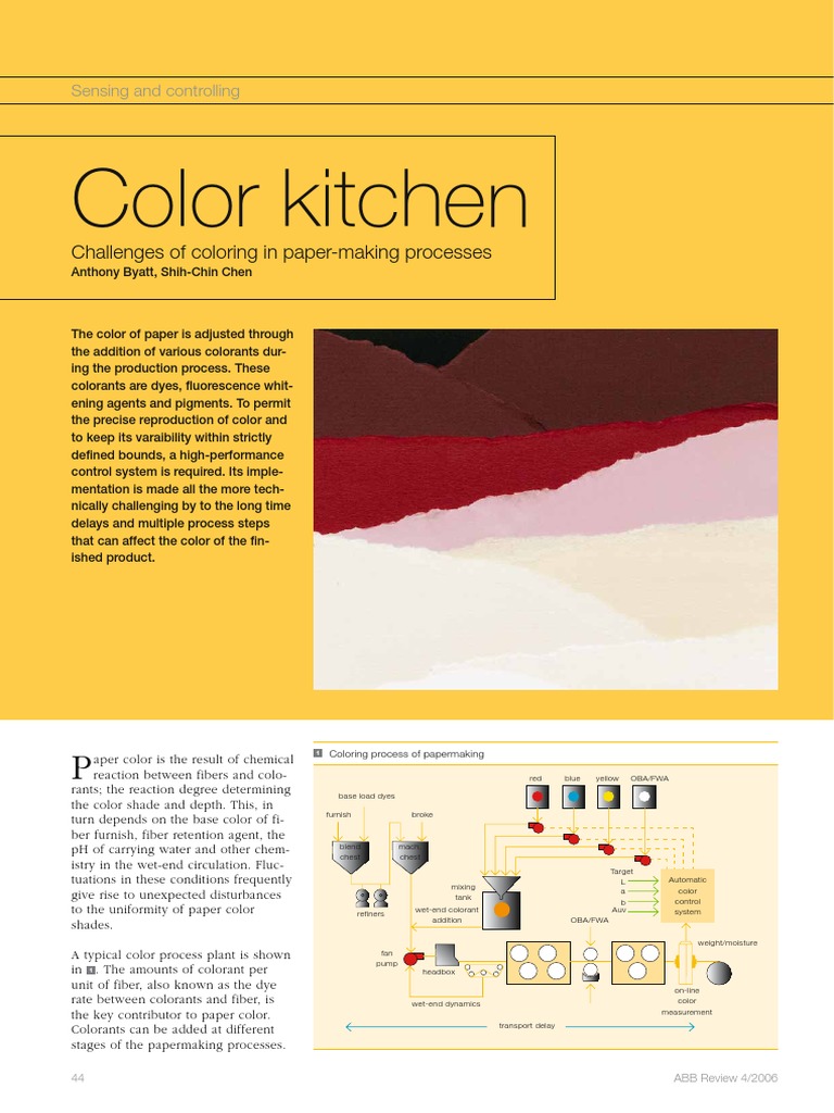 Challenges in Paper Color Control | PDF | Automation | Color