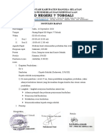 Notulen Rapat Evaluasi Hasil Perbaikan