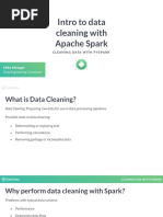 Cleaning Data With PySpark Chapter1