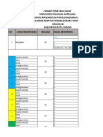 Format Pemetaan Calon Responden - BDR