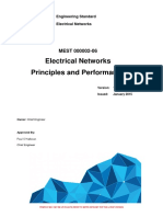 L1-CHE-STD-015 Electrical Networks Standard Electrical Networks Principles and Performance