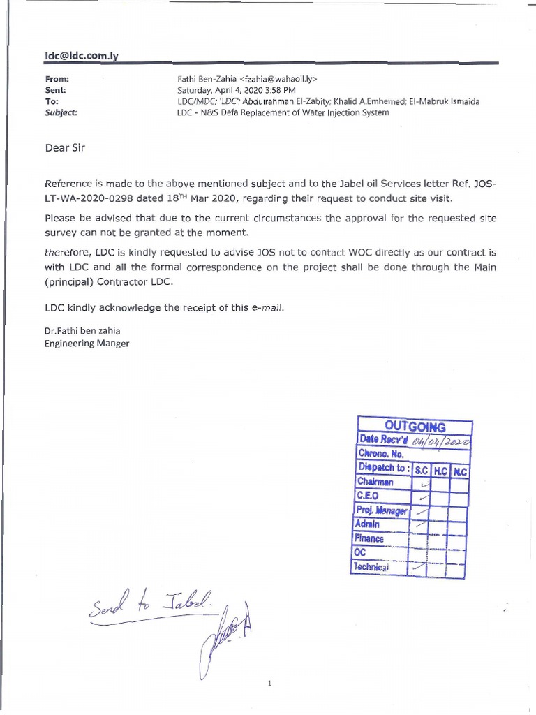 Woc Letter | PDF