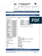 MSDS Electrodos Arco Manual Aceros Al Carbono PDF